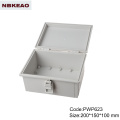 Plastic waterproof outdoor enclosures with hinged door outdoor telecommunication enclosure surface mount junction box ip65 box